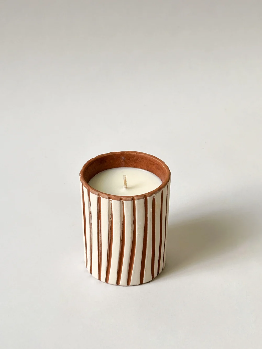 Fresh fig striped terracotta